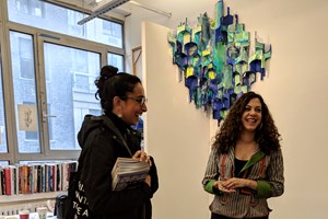 Armita Raafat, 'Thinking Collections: Open Studios | Artists at EFA,' Artist Studio, The Elizabeth Foundation for the Arts, Midtown, New York (20 October 2018). Courtesy Asia Contemporary Art Week. Photo: Li Fong. 